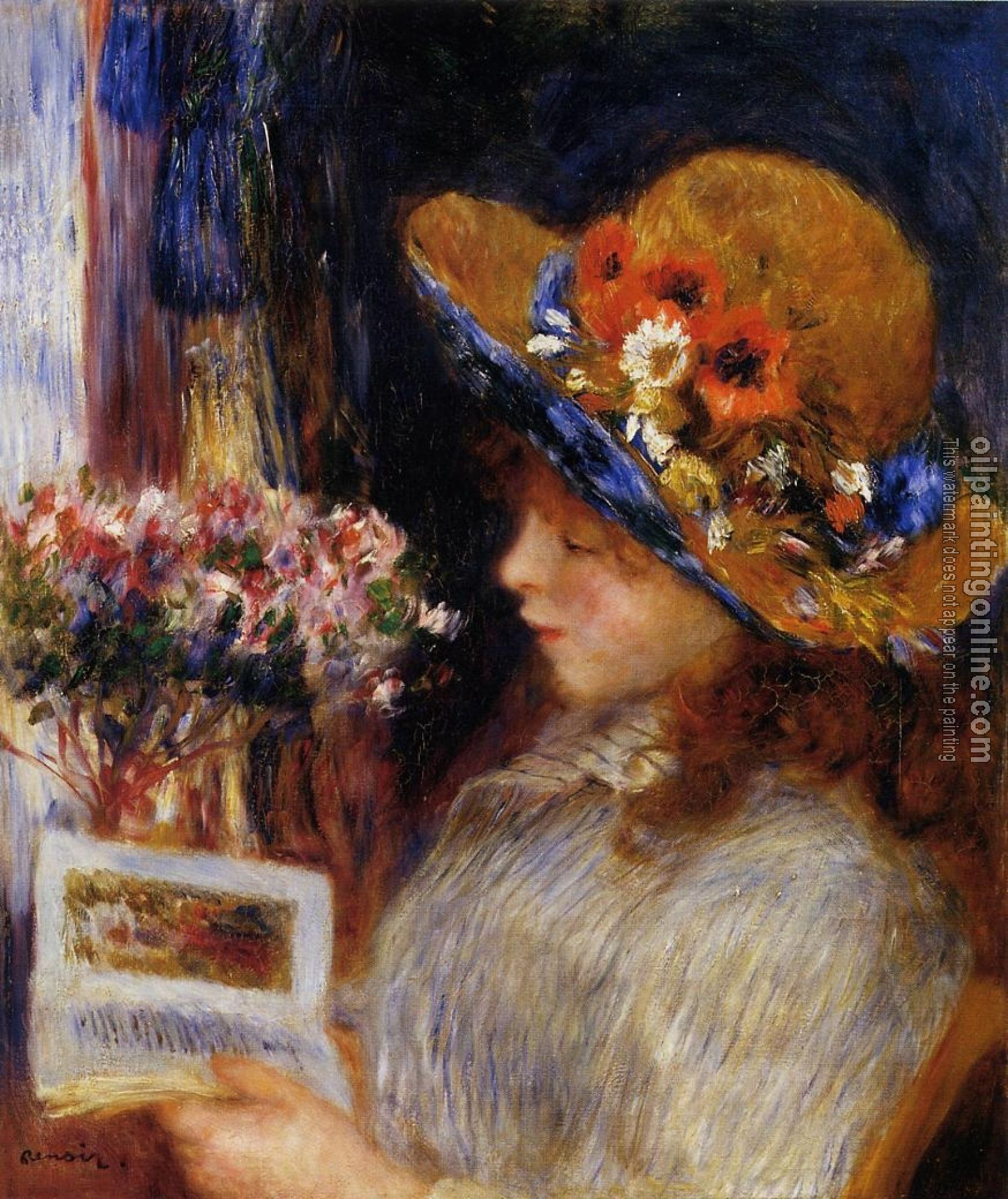 Renoir, Pierre Auguste - Young Girl Reading
